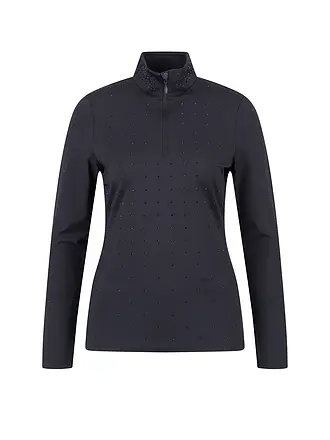 SPORTALM | Damen Unterzieh ZIpshirt aus kuscheligem Jersey | 